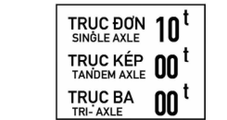 S.505C - Tải trọng trục hạn chế qua cầu